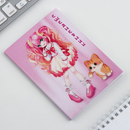 Ежедневник в тонкой обложке А6, 52 листа Аниме, девочки - Artfox фото 2