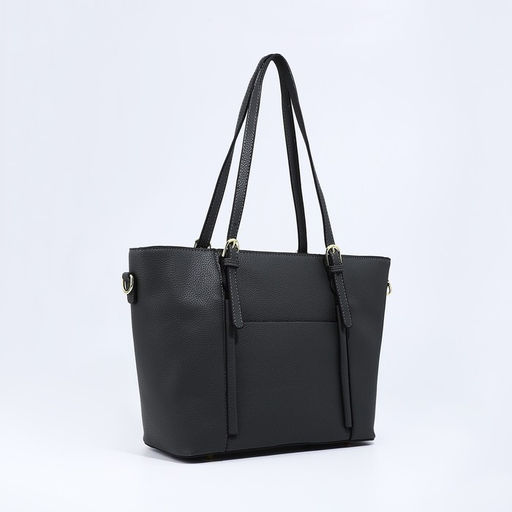 Сумка-шопер на молнии, цвет серый - Simaland фото 3