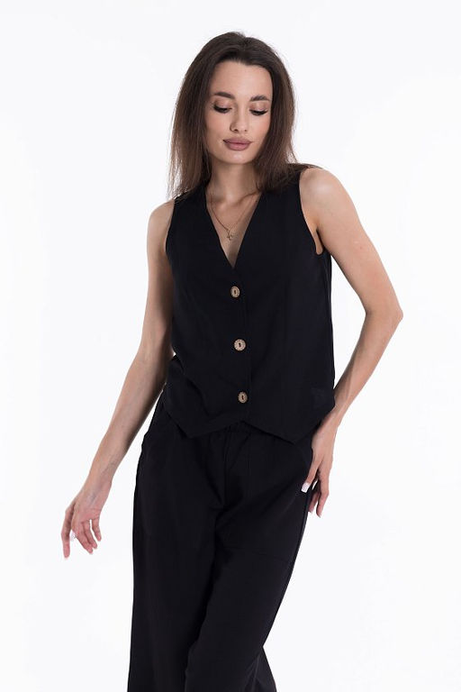 Жилет М324119б черный