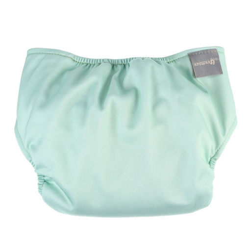 Многоразовый подгузник, флис, цвет светло зеленый - Крошка я фото 7