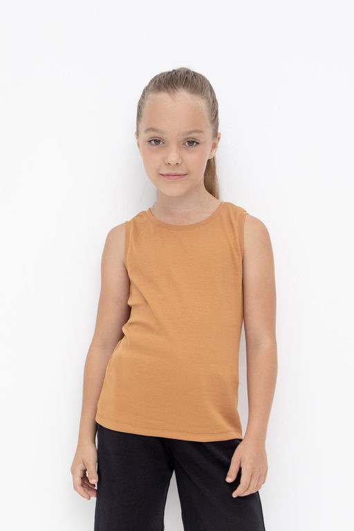 Crockid _ КБ 301698/миндаль майка для дев