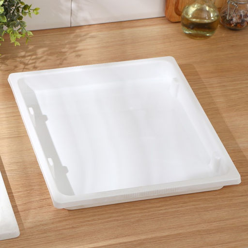 Поднос для заморозки Альтернатива, пластик, 36×31×3.5 см, белый