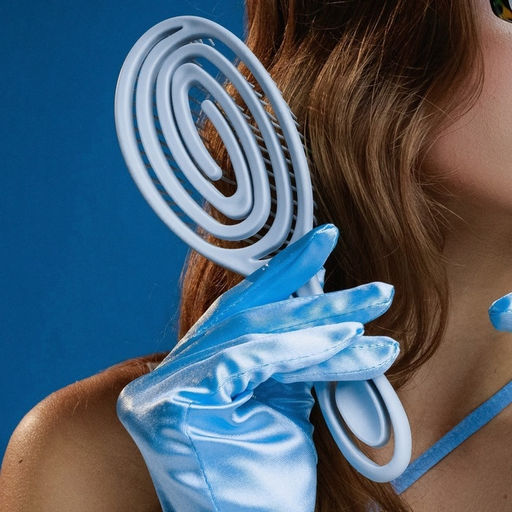 Расчёска для сушки волос, массажная, 7×23.5 см, МИКС