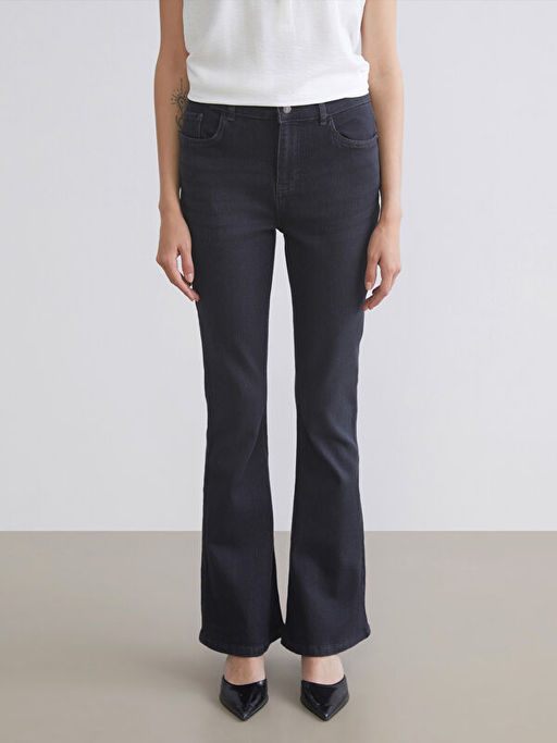 Flare Kad?n Jean Pantolon