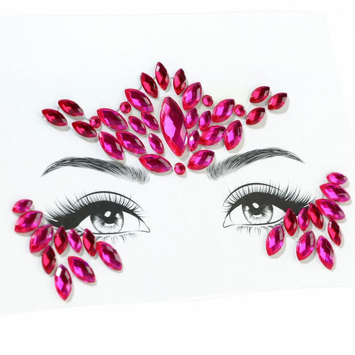 Стразы для лица Розовые мечты, розовые - Beauty fox фото 6