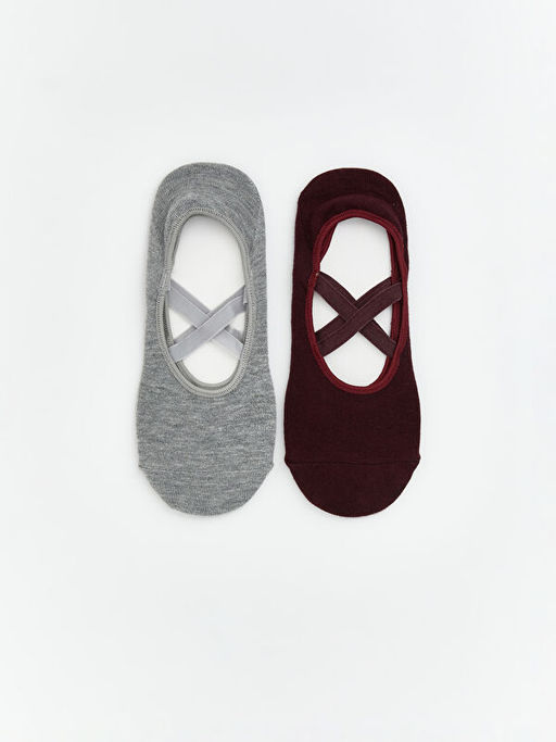 Kayd?rmaz Tabanl? Kad?n Yoga ve Pilates ?orab? 2li