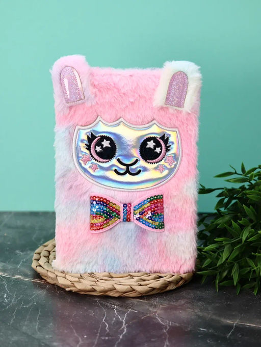 Блокнот плюшевый Funny hare, holography, 21,5х14,5 см, плотность 80 гр.