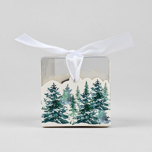 Цена за 2 шт. Коробка подарочная новогодняя складная Новый год, 7?7?7 см