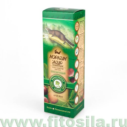Норкин жир NORKINJIR® гель-эликсир для ног тонизирующий с конским каштаном 70 г
