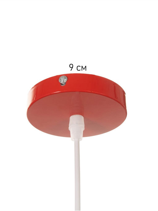 Светильник Edward, 1×40 Вт, Е27 , 25×21.5×18 см, красный