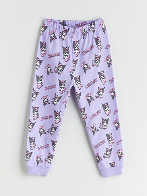 Beli Lastikli Kuromi Bask?l? K?z ?ocuk Pijama Alt?