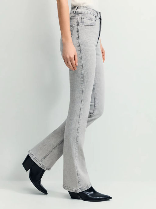 Джинсы bootcut с высокой посадкой / Zarina фото 4