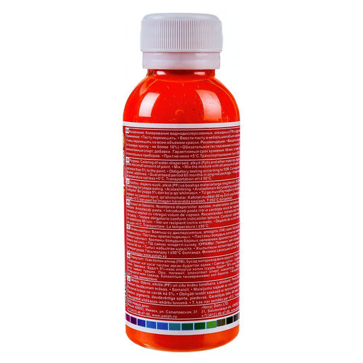 Паста колеровочная "Палиж" (0.1л) оранжевая №37