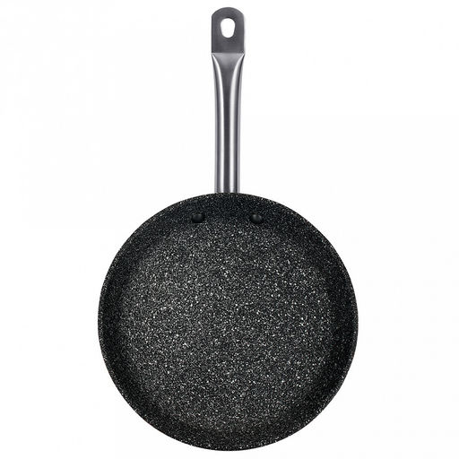 Сковорода с антипригарным покрытием "Linea ALFA" д24см, h7см, s1,8мм, дно s2мм, литой чугун, жаростойкое внешнее покрытие, "Regent" (Китай) Подходит для всех видов плит.