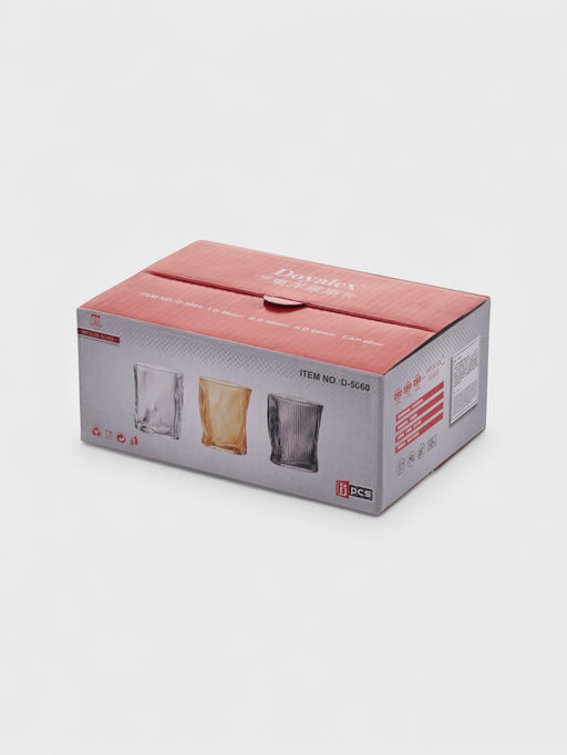 Набор стопок "Ice.Bar" 6 шт, 70 мл, прозрачные