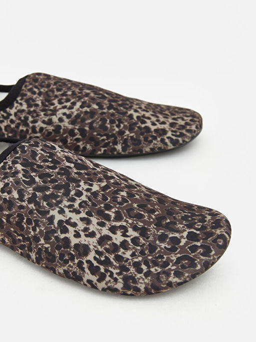 Leopar Desenli Kad?n Deniz Ayakkab?s?