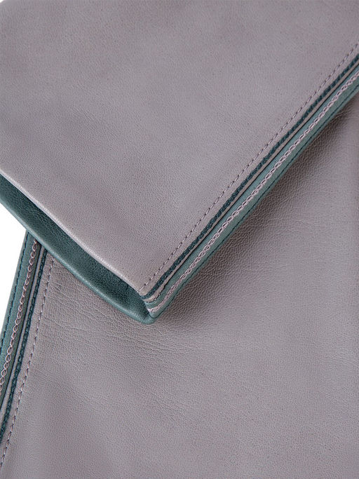 Перчатки женские ш/п F-IS0065 l.grey/greengrey - Eleganzza фото 5
