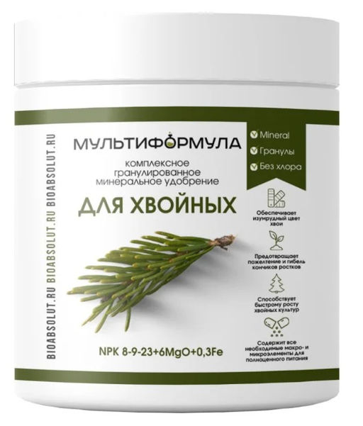 БТ МУЛЬТИФОРМУЛА Хвойные 500 гр