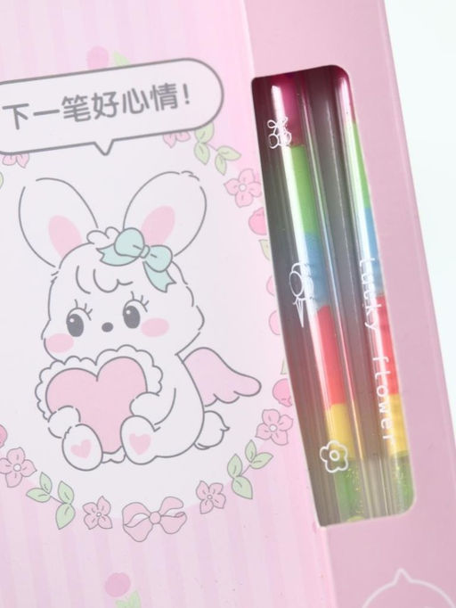 Набор цветных ручек (2 шт) "Pink cotton rabbit"