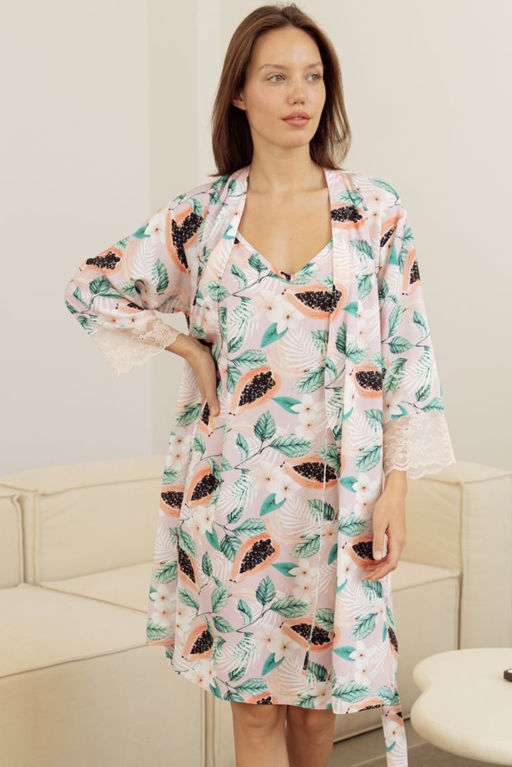 ПЕНЬЮАР ЖЕНСКИЙ арт. 4108W-76022.1H-051 - Almando melado фото 4