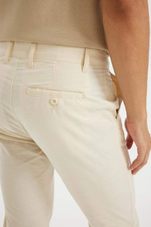 Прямые брюки-чинос из парусины - Defacto фото 5