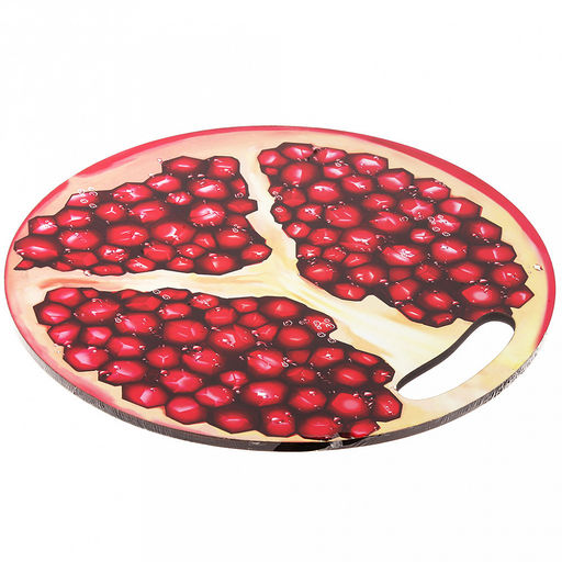 Доска разделочная деревянная Гранат д25,5см, h0,6см, фанера (Россия) - Домашняя мода фото 2