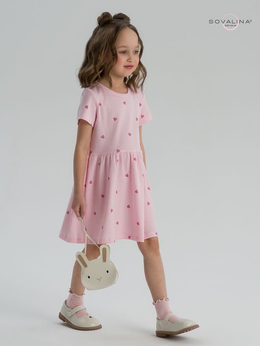 Платье Лето лапша сердца на розе - Sovalina фото 17
