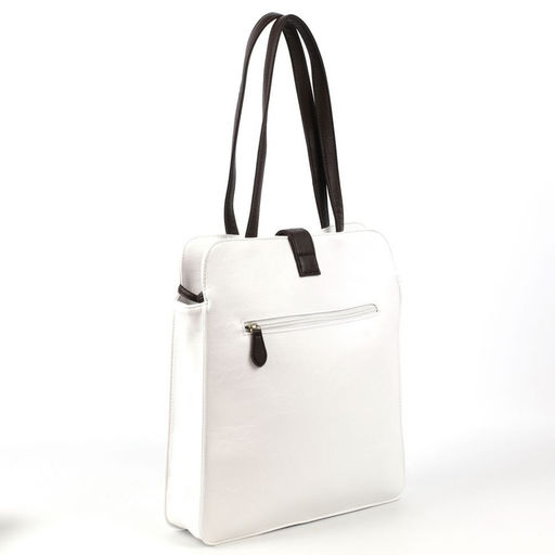 Женская сумка шоппер из эко кожи с косметичкой 0075-3 - Cidirro фото 5