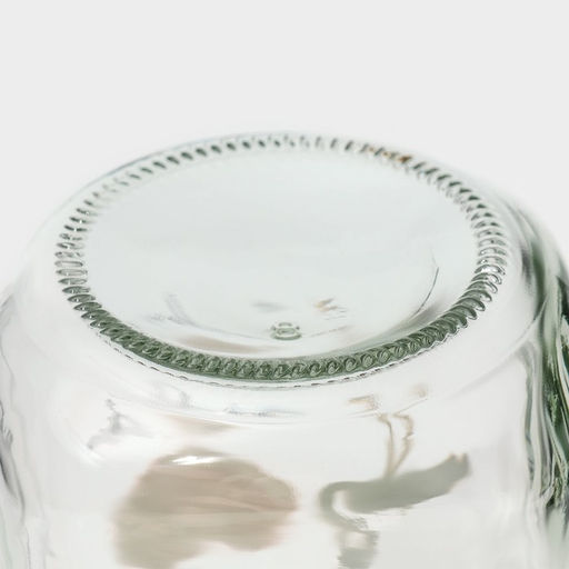 Кружка Доляна Золотой фламинго, 450 мл, 10?7.5?13 см, с ручкой, крышкой и трубочкой, стекло, прозрачная