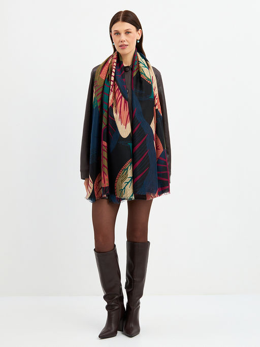 Палантин с рисунком