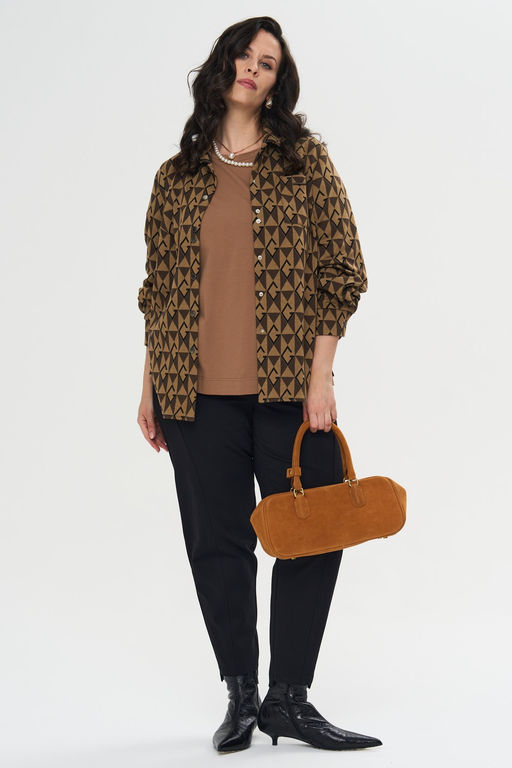 Лонгслив Брау коричневый - Intikoma фото 6