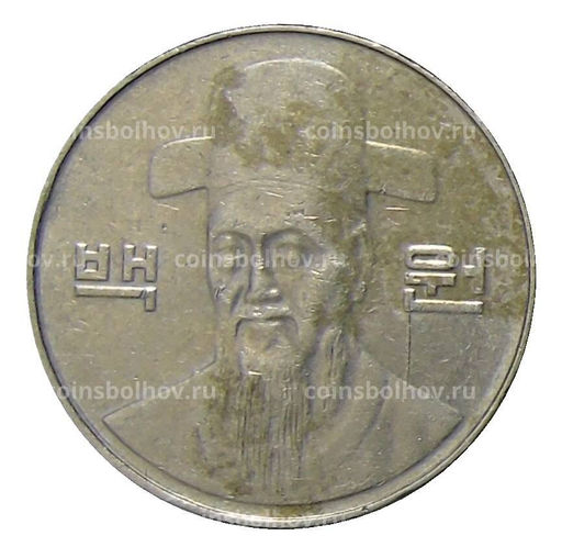 Монета 100 вон 2006 года Южная Корея