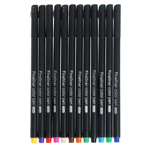 Набор маркеров профессиональных, 12 цветов 0,4 мм - Simaland фото 3