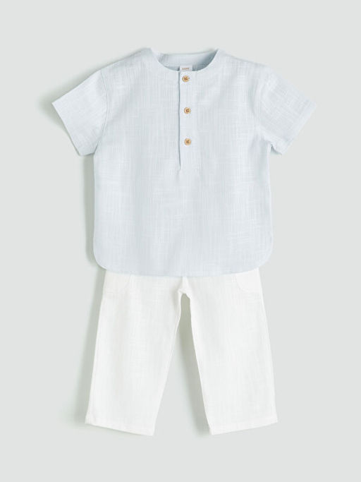 Basic Erkek Bebek G?mlek ve ?ort 2li