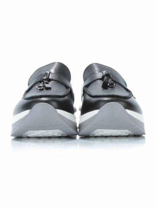 03-5951-3 BLACK Лоферы женские (натуральная кожа)