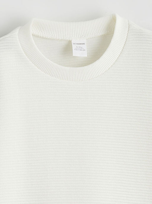 Bisiklet Yaka Erkek ?ocuk Sweatshirt