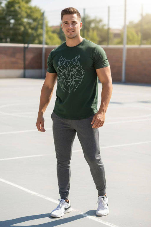 KM1882 Футболка (хлопок) ИЗУМРУДНЫЙ