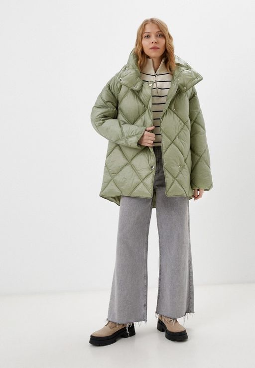 Утепленная куртка чайного оттенка - Incity фото 6