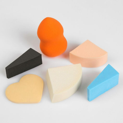 Набор спонжей для макияжа, увеличиваются при намокании, 6 шт, АССОРТИ, цвет МИКС - Queen fair фото 9