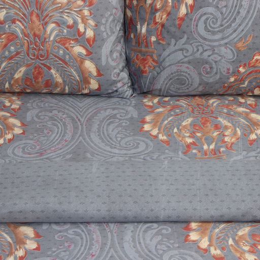 Постельное бельё 1,5сп Экономь и Я Вензеля,143х215см, 145х214см, 50х70см-1шт, микрофибра, 60г/м2  фото 2