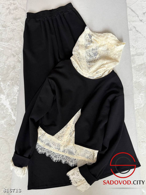 Костюм женский тройка кофта,штаны,кофта безрукавка - Bruno фото 3