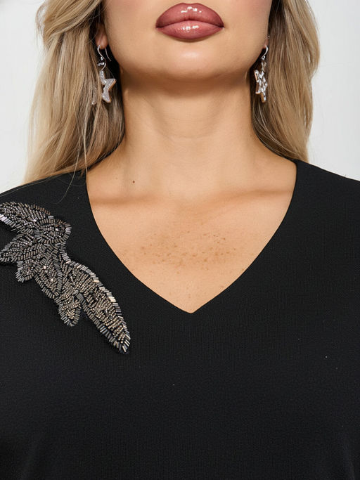 Платье 0421-1 черный