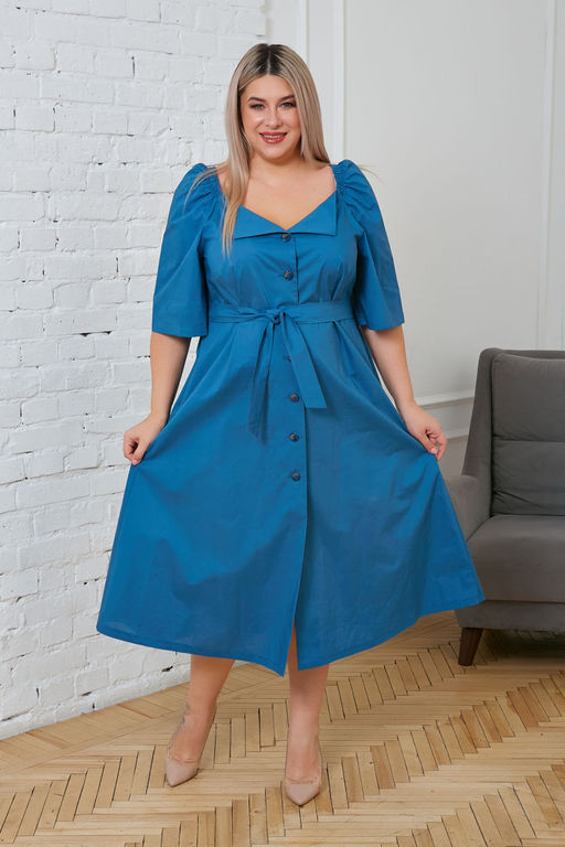 Платье Luxury Moda 1310 голубой