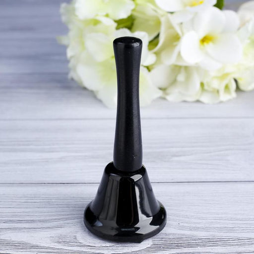 Колокольчик металлический, звонок настольный Funk, 12.5×5 см, микс