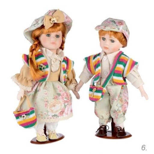 Сувенир коллекционный Мальчик и Девочка 2 штуки набор 31 см / 1213 /уп 24/ - Галеонтрейд фото 7