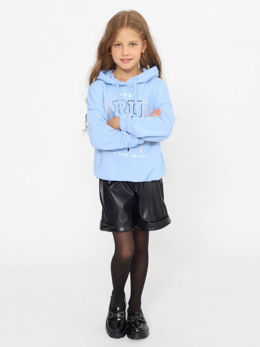 CRB wear/CWJG 63718-43-390 Толстовка для девочки,голубой/Ex.Cherubino  фото 2