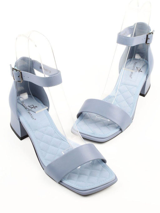 08-BE47F-66JV BLUE Босоножки женские (натуральная кожа) - Фабричный китай фото 9