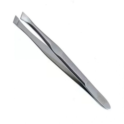 Zinger Пинцет для бровей скошенный / Classic B 166 S SH, ручная заточка, 90 мм, серебристый глянцевый