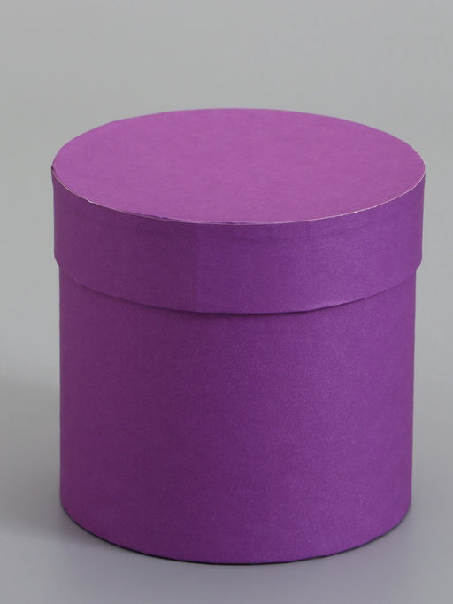 Набор шляпных коробок  4 в 1 "Светлая сирень" 18 × 18 ‒14 × 14 см