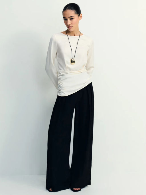 Асимметричная блуза из вискозы / Zarina